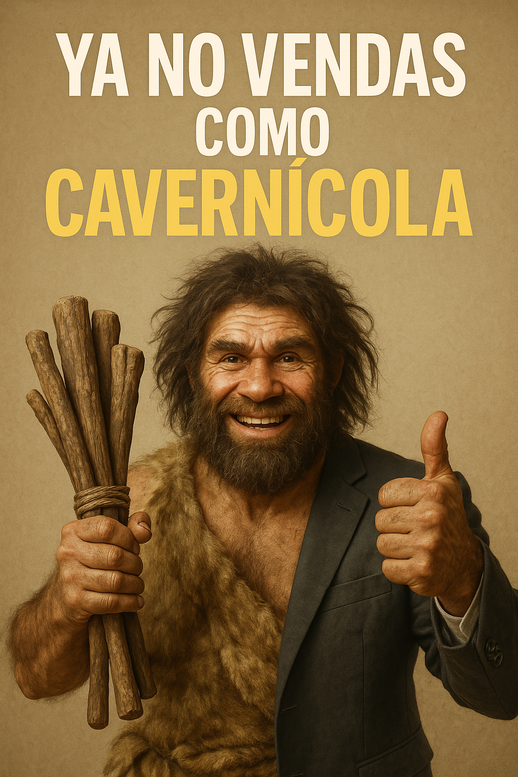 Ya no vendas como cavernícola